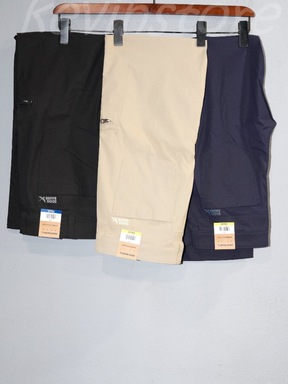 3 pairs Eddie Bauer Men's Rainier Tech Pants. Price is for 3 .